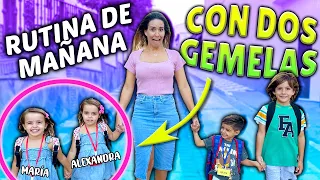 ADOPTAMOS A DOS GEMELAS Y LAS LLEVAMOS AL COLEGIO JUNTO A DYLAN Y A JULEN | Familia Amiguindy