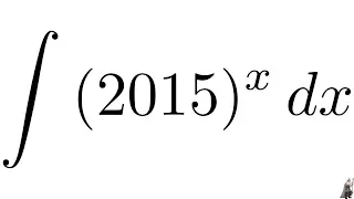 Integral (2015)^x MIT Integration Bee Qualifying Exam 2015 Problem #8