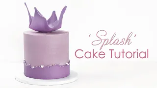 Chocolate 'Splash' - Buttercream Cake Decorating Tutorial