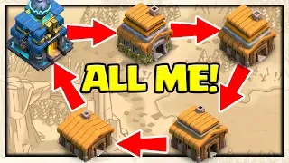 TWO Clan Wars With Myself! 5v5 in Clash of Clans - Just ME!