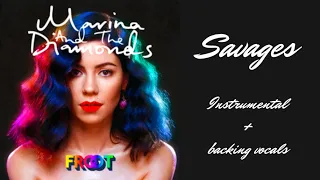 marina - savages // instrumental + backing vocals [version 3]