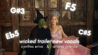 Wicked TRAILER Vocal Showcase - Cynthia Erivo & Ariana Grande