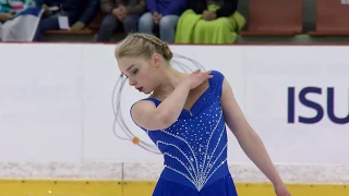 Viveca LINDFORS FIN  | Ladies Free Skating RIGA 2017