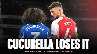 Marc Cucurella LOSES IT after Ben White's goal 😭