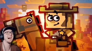 МАЙНКРАФТ ШЕРИФ ► НАСТОЯЩАЯ ВЕРСИЯ ( Sheriff's Revenge - Ultimate Minecraft Cartoons ) | Реакция