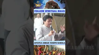 Follow Spiritual Rules || Shorts || Ankur Narula Ministries