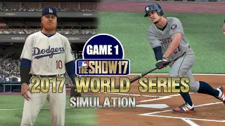 MLB The Show 17 | 2017 World Series Game 1 Dodgers vs Astros Simulation