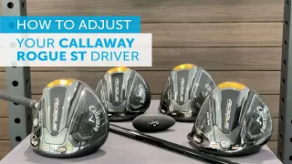 How to adjust your CALLAWAY ROGUE ST Driver [ALL 2022 MODELS]