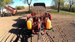 Sadzimy 250 ha. Kolejne dni sadzenia ziemniaków. Case IH Magnum 7250 Pro Grimme GL 34 T.