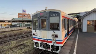 【逆再生6倍速前面展望】関東鉄道常総線水海道〜下館