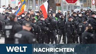 CORONA-LEUGNER & LINKE: Viele Mai-Demonstrationen zwingen Polizei zu Großeinsätzen | WELT Newsstream