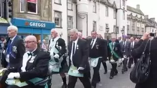 Masonic March 300th Anniversary, Peebles.