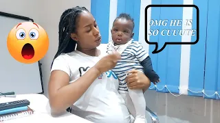 DIANA BAHATI MEETS BABY NAIROBI FOR THE FIRST TIME SINCE BIRTH | The Oz | Aggie the dance queen