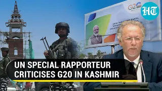 UN Special Rapporteur echoes Pak on Kashmir G20; Targets India for Int'l event in Srinagar