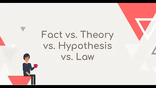 Fact vs  Theory vs  Hypothesis vs  Law -  Difference