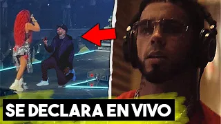 Nicky Jam No Se Contiene Y Declara Su Amor A La Bichota En Vivo. Anuel Envía Una Fuerte Amenaza.