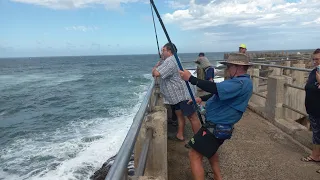 MARGATE PIER ACTION & FLOOD FOOTAGE @ MARGATE KZN