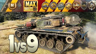 T110E5: 1v9 on Mountain Pass - World of Tanks