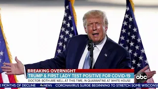 WATCH LIVE: Trump says he and the first lady have tested positive for COVID-19 | ABC News