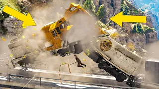 GTA 5 Train Accident: Train Crashes in GTAV Movie