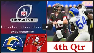 Tampa Bay Buccaneers vs Los Angeles Rams Highlights 4th Qtr Divisional Round  NFL Playoffs