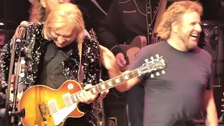 EPIC JAM: Joe Walsh, Brian May, plus Sammy Hagar as a guitar tech :)  - "Rocky Mountain Way"