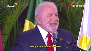 Lula: "Brasil tem responsabilidadede fazer com que os outros países cresçam junto"