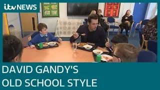 David Gandy visits his old school | ITV News