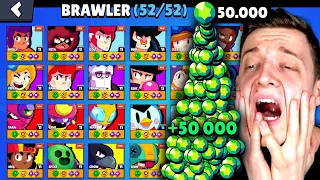 (Teil 2) ALLE BRAWLER AUF POWER 11 MAXEN! 🤑 50.000 GEMS💎 OPENING reicht NICHT aus? 😭