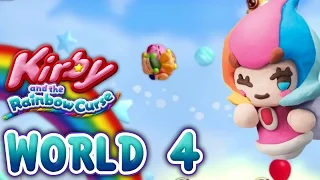 Kirby and the Rainbow Curse: World 4 (4-Player)