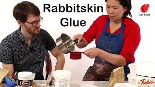 No More Saggy Canvases for Painting: Rabbit Skin Glue Sizing + Oil Primer