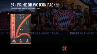 89+ PRIME OR WC ICON PACK!!!!!             Mbappe and Ronaldo into the SBC!!          #fifa23 #icon