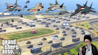 Palestinian Fighter Jets Attack on Israeli Military Weapon Convoy - Palestine vs Israel War - GTA 5