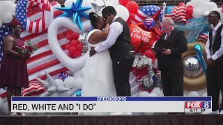 Multiple couples get married at Fun Fourth Festival in downtown Greensboro