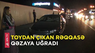 Bakıda yol qəzası zamanı bir nəfər xəsarət aldı – APA TV