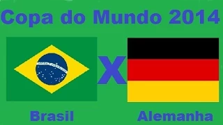 Brasil 1 x 7 Alemanha - Semifinal Copa do Mundo 2014 Brasil - Jogo completo Audio TV Band