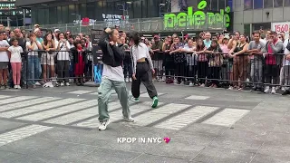 1MILLION DANCE Yoojung Lee x Tina Boo: BLACKPINK Typa Girl 뉴욕 타임스퀘어 NY Times Square 2023.07.19