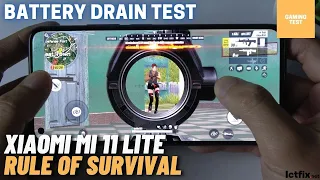 Xiaomi Mi 11 Lite test game Rules Of Survival Ros | Snapdragon 732G, 90Hz Display