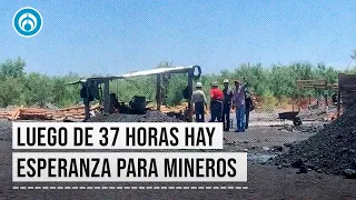 Permanecen atrapados 10 mineros en un pozo colapsado en Coahuila