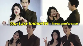 [fancam zip] Zhao Lusi and Wang Anyu at “The Last Immortal” press conference