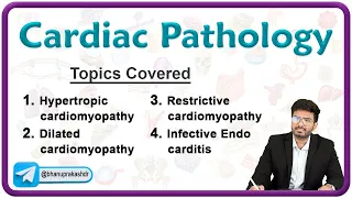 🫀 CVS Pathology (Part 1): Cardiomyopathy ( Restrictive, dilated, Hypertropic) Pathology Chapter - 5