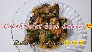 Resep COBEK BELUT KHAS SUNDA yg enak banget dan bikin nagih