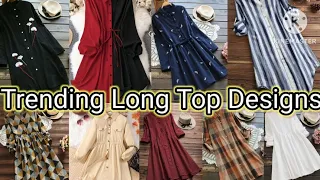 trending long top designs #topdesignforgirls #fashionwithmuskan #topdesigns #longtops