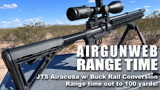 JTS Airacuda Standard with Buck Rail Tactical Stock - Range Time - Does it shoot better?