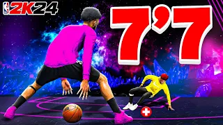 This 7’7 Point Guard is the BEST BUILD in NBA 2K24