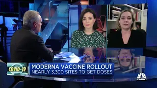 The latest on the new Covid-19 strain and the Moderna vaccine rollout