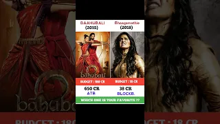 Baahubali Vs Bhaagamathie Movie Comparison || Box Office Cecollection #shorts #baahubali #leo #srk