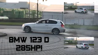 285HP BMW 123D E81 Diesel | Accelerations & drift | DRIVEBY