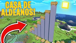 Encontramos las CASAS MAS RARAS de la ALDEA de MINECRAFT! 😂 ¿Tesoro de los aldeanos?