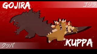 Godzilla vs Bowser - Pivot Short Animation